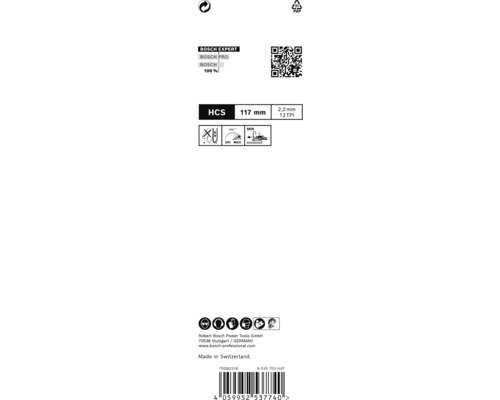 Bosch Expert zaagbladinformatie