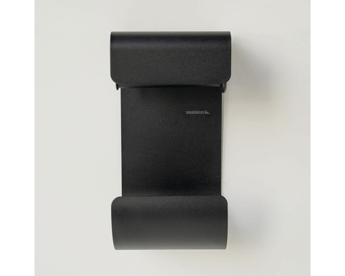 Zwarte toiletpapierhouder van Sealskin