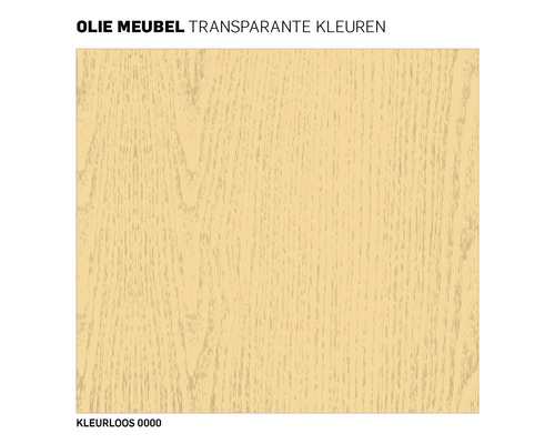Meubelolie kleurloos voor transparante kleuren