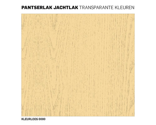 Kleurenstaal jachtlak kleurloos