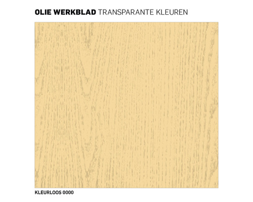 Werkbladolie, kleurloos