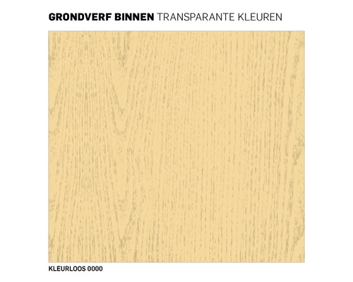 Grondverf voor binnen, transparante kleuren