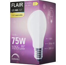 FLAIR LED lamp E27/7,5W A60 warmwit mat