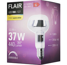 FLAIR LED lamp E27/5,5W R80 warmwit mat