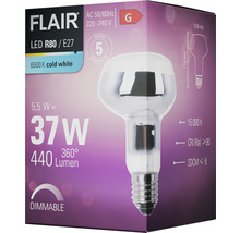 FLAIR LED lamp E27/6,5W R80 daglichtwit mat