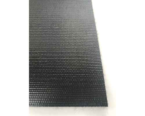 Zwart tapijt met textielstructuur