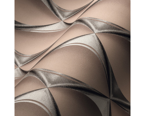 Behang met golfpatroon