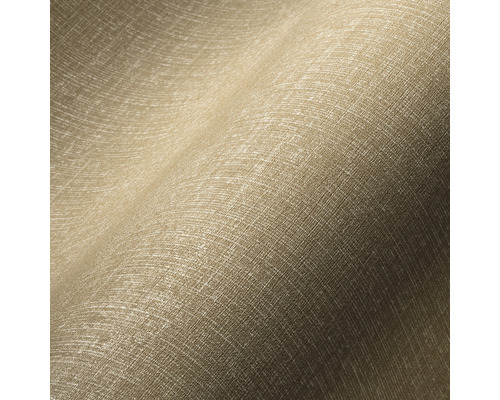 Close-up van een beige textielbehang met fijne structuur