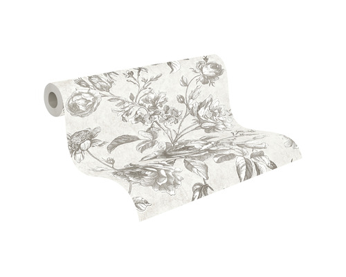 Behangrol met bloemmotief