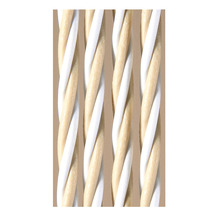 DEGOR Deurgordijn kunststof Dara beige/wit 90x210 cm