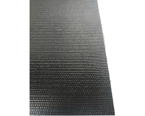 Detailopname van een zwart afdekzeil