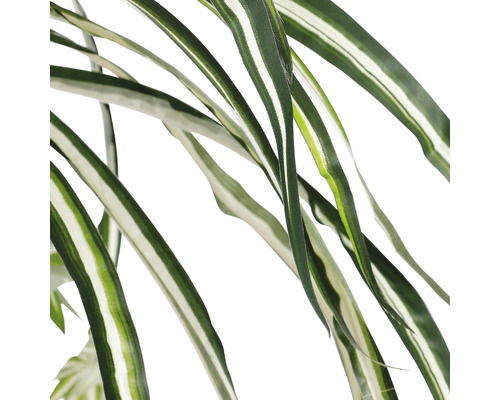 Gedetailleerde opname van kunstmatige grasleliebladeren