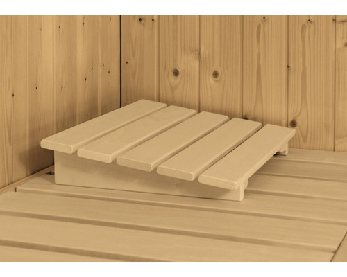 Sauna voetenbank van hout
