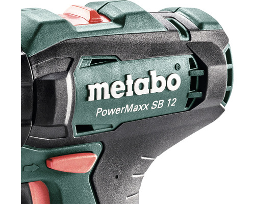 Detailopname van de Metabo PowerMaxx SB 12 accuslagboormachine