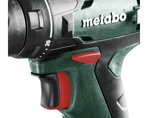 Detailweergave van een Metabo accuschroevendraaier