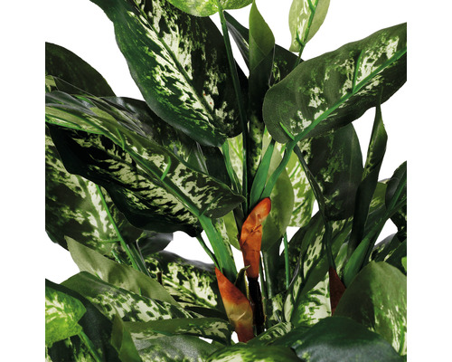 Dieffenbachia kunstplant met gevlekte bladeren