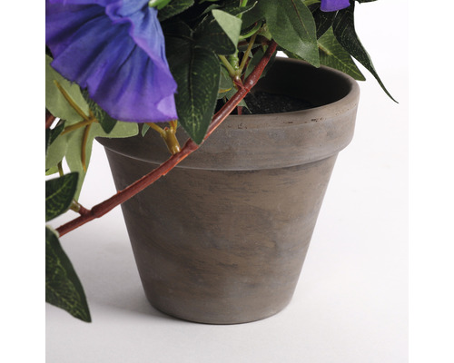 Dremisland 2 stuks kunstbloemen, hangende kunstbloemen, outdoor, weerbestendig, namaakhibiscus, hangbloemen, net als echte zijden bloemen, kunsthangplanten voor buiten, tuin, bruiloft, kantoor