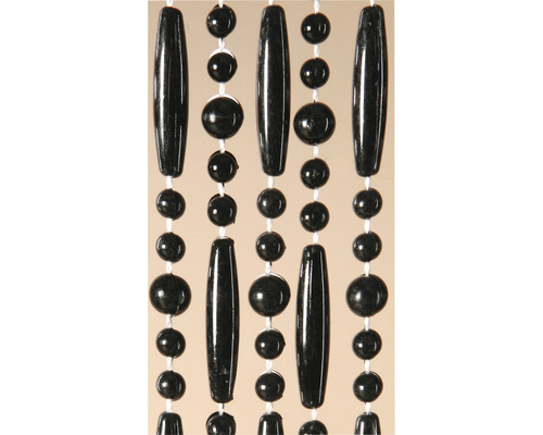 Decoratieve sjaals met zwarte kralen en cilindervormen