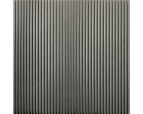 Decoratieve plaat met verticale ribbels