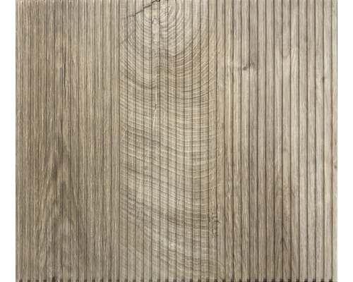 Houten paneel met verticale groeven voor wand- en plafondafwerking