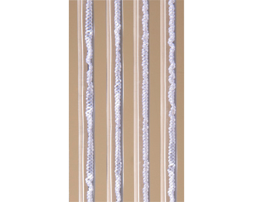 Close-up van lamellen gordijnkoorden