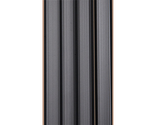 Close-up van panelen met messing en groef