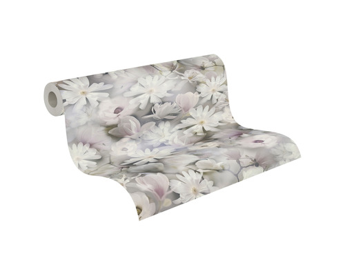 Behangrol met bloemmotief