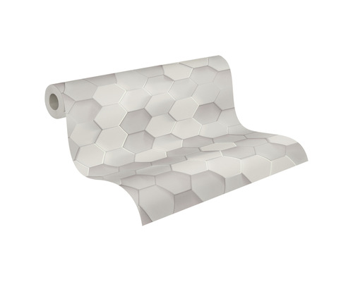 Rol behang met zeshoekig patroon