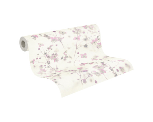 Behangrol met bloemmotief