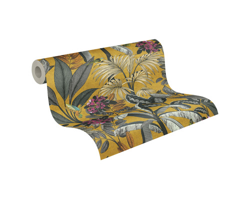 Behangrol met junglepatroon