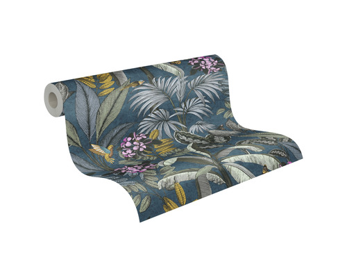 Rol behang met jungle motief