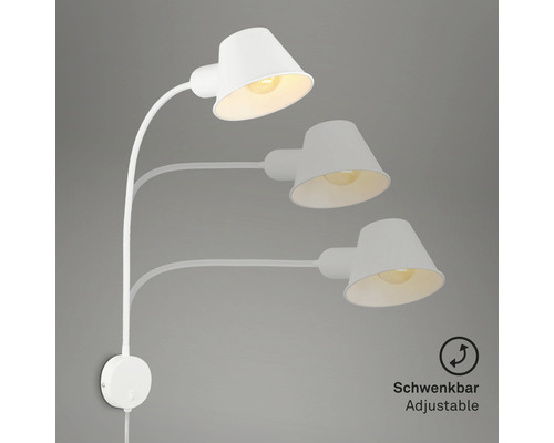 Wandlamp met draaibare lampkop