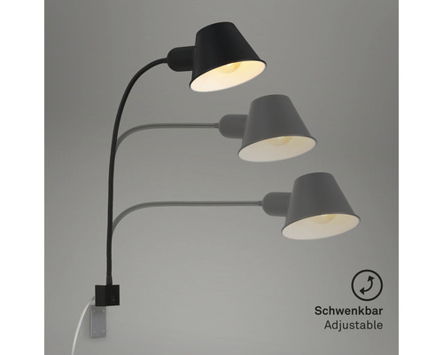 Verstelbare wandlamp met flexibele arm