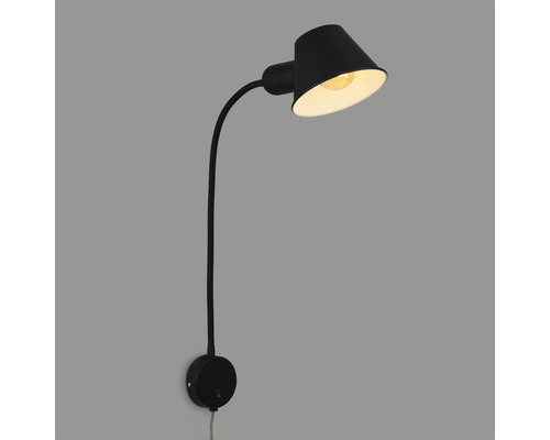Draaibare wandlamp met flexibele arm en lampenkap