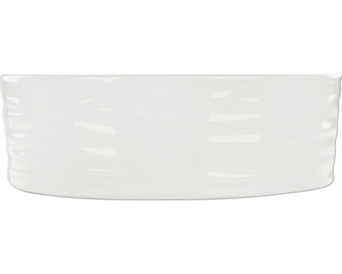 Witte keramische plantenschaal