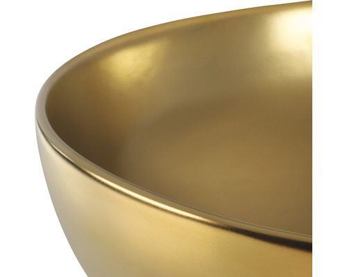 Opzetwastafel van keramiek, detailopname