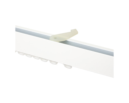 Gordijnrail met glijders en montageonderdelen