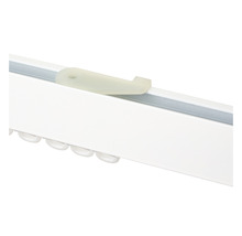 Gordijnrail met accessoires