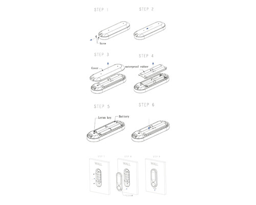 Geïllustreerde montagehandleiding in negen stappen