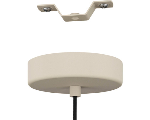 Plafondlamp met montagebeugel en kabel