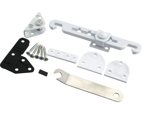 Raambeveiliging met schroeven en gereedschap