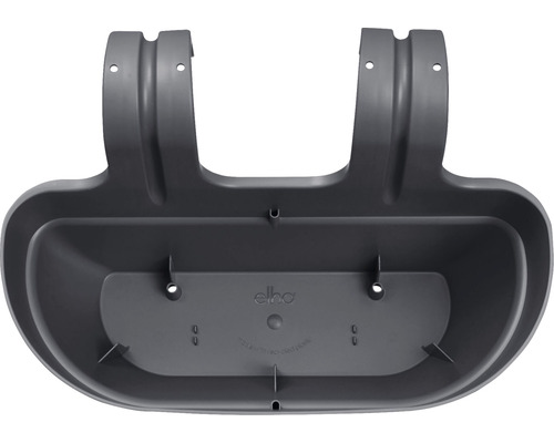 Kunststof bloembak voor montage aan een balkonreling