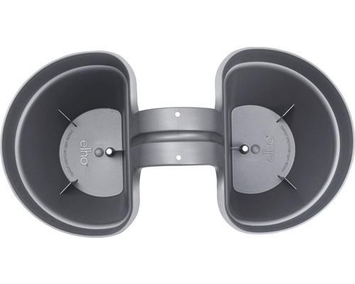 Dubbele balkonbak van gerecycled plastic