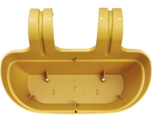 Gele elho balkonbak om op te hangen