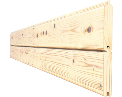 Twee houten panelen met messing en groef