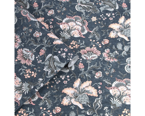 Behang met bloemmotief