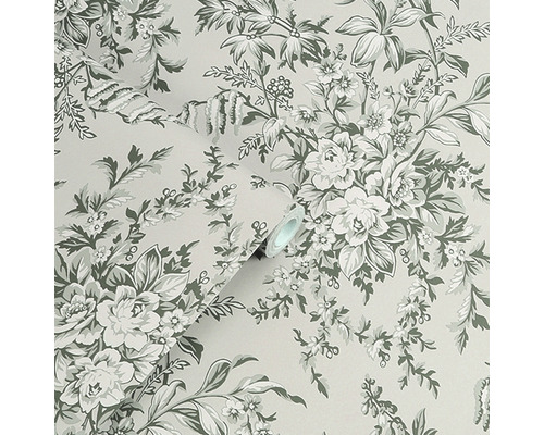 Behangrol met bloemmotief