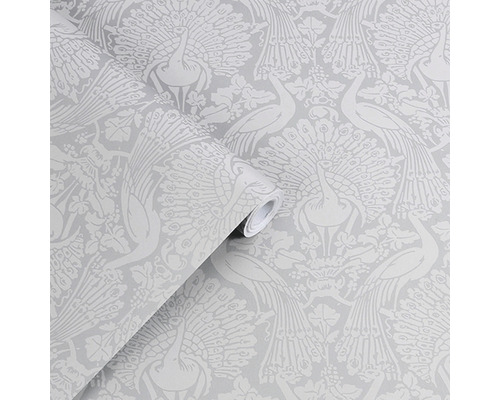 Behangrol met pauwenmotief