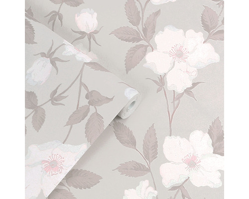Behangrol met bloemmotief