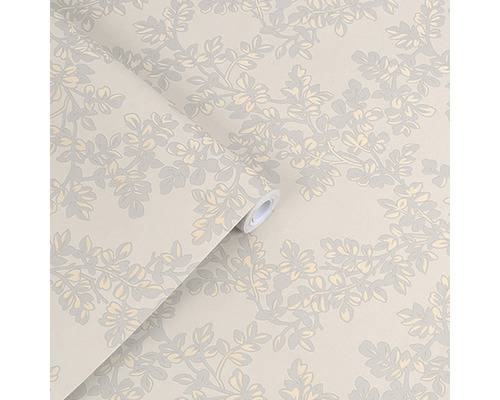 Behangrol met bloemmotief